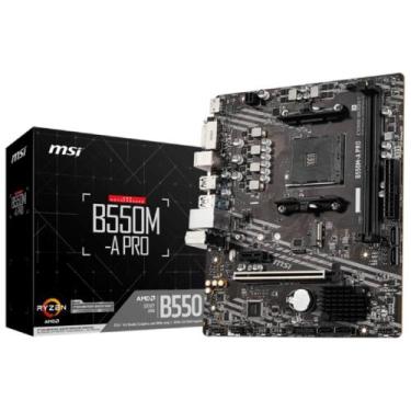 Imagem de Placa Mãe Msi B550m-a Pro Ddr4 Am4 Matx Hdmi Dvi M.2 Usb 3.2 911-7c96-