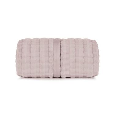 Imagem de Cobertor Queen Desert Peluciado Altenburg Rosa, UN, Rosa