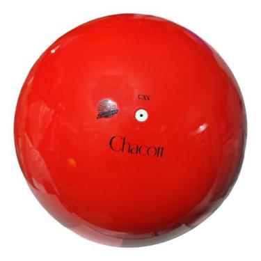 Imagem de Bola Gym Chacott 185mm Ginastica Ritmica - Selo FIG, Unico, Vermelho