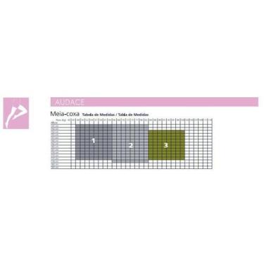 Imagem de Meia de compressão Audace Feminina 15-20 mmHg AF Ponteira Aberta - Sig