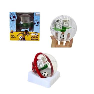 Imagem de Jogo Futebol Mini Gol C/ Luz Som Bola Na Rede Torcida Grita - Etitoys