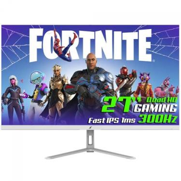 Imagem de Monitor Gamer SuperFrame Crystal, 27 Pol, RGB, Quad HD, Fast IPS, 1ms,