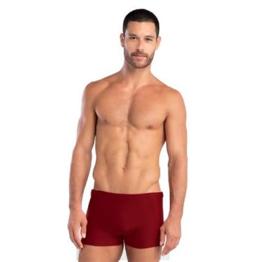 Imagem de Sunga Boxer Mash C/ Friso Lateral Plus Size - 300.05X, Vermelho, XGG