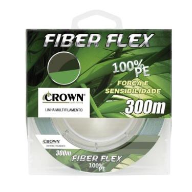 Imagem de Linha De Pesca Multi Fiber Flex 0.30mm 300m Crown Verde