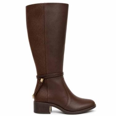 Imagem de Bota Feminina Ramarim Montaria Premium Polish, Cafe, 35