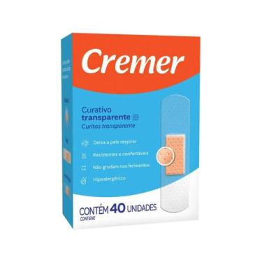 Imagem de Curativo Transparente Cremer 40 Unidades Tipo Band-aid - 735260CURATIV