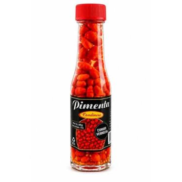 Imagem de Pimenta Cumari Vermelha 50g em Conserva Artesanal Ardência Alta Aroma 