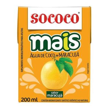 Imagem de Água de Coco + Maracujá Sococo 200ml
