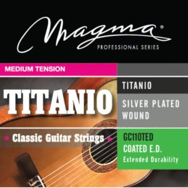 Imagem de Encordoamento Magma GC110TED Revestido Violao Nylon Tensao Media, Tita