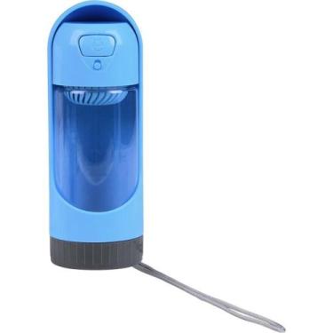 Imagem de Garrafa De Água Portátil Para Cachorro 300Ml Azul Kala