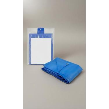 Imagem de Lona Polietileno 5x5m 100 Micras Azul - Congratulations Store
