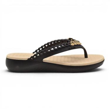Imagem de Chinelo Azaleia Ivy Feminino Salto Anabela Baixo Conforto - Azaléia, P