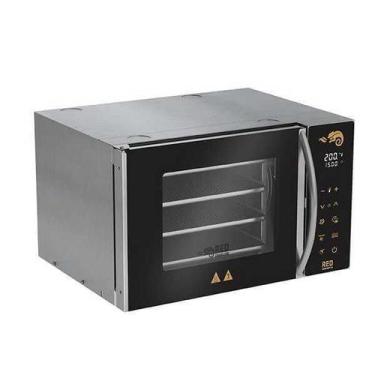 Imagem de Forno RED Convector Elétrico Preto 4 Assadeiras Vidro Reto FCVRP4 - Re
