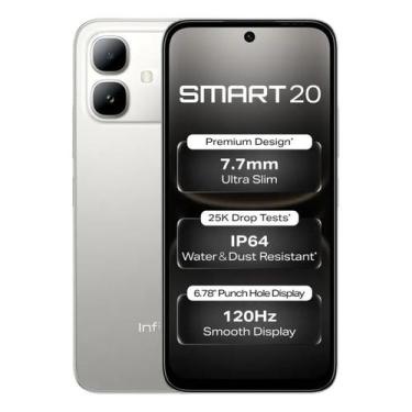 Imagem de Smartphone Celular Infinix Smart 20 128GB, 4GB RAM, Tela LCD 6,7 poleg