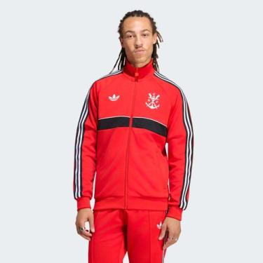 Imagem de Jaqueta Adidas Flamengo Originals II Vermelha e Preta, P
