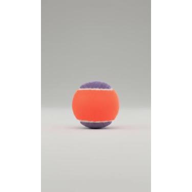 Imagem de Bola Beach Tennis Laranja/Roxo - Homologada ITF Fase 2 - Congratulatio