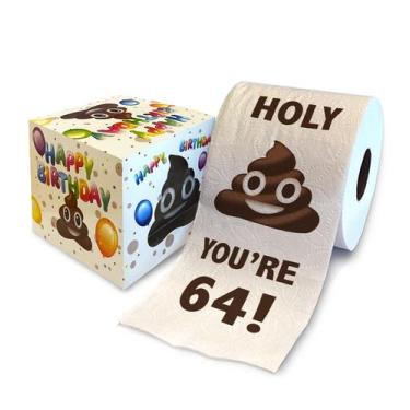 Imagem de Papel Higiênico Impresso TP 64º Aniversário - 500 Folhas - Printed TP