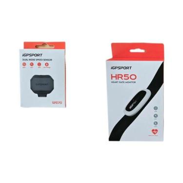Imagem de Sensor De Cadência E Velocidade Bluetooth ANT+ iGPSPORT, Monitor De Fr