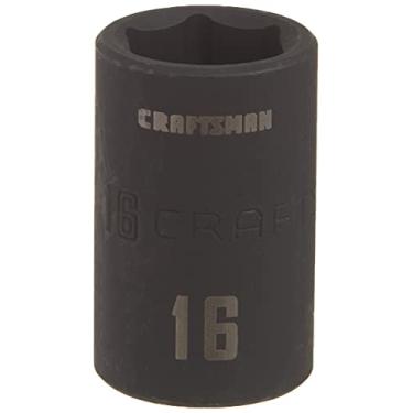 Imagem de CRAFTSMAN Soquete de impacto raso, métrico, unidade de 1/2 polegada, 16 mm (CMMT15864)