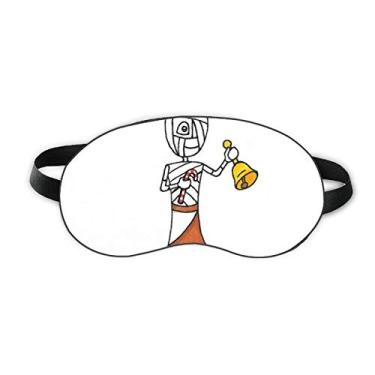 Imagem de Mummy Antlers Hórus Bell Muleta Sleep Eye Shield Capa macia para sombra noturna