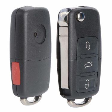 Imagem de Chave Canivete Vw Gol Golf Voyage Polo Fox 3b + Panic Lamina