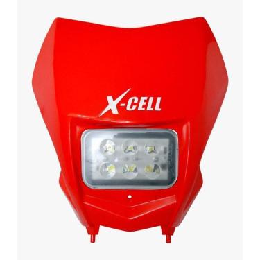 Imagem de Farol Crf 230 Completo X-cell Com Leds e Suporte
