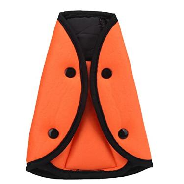 Imagem de Almofada de cinto de segurança, almofada de cinto de segurança de algodão leve forte e durável ajustável requintado para crianças para acessórios de carro para cinto de segurança para