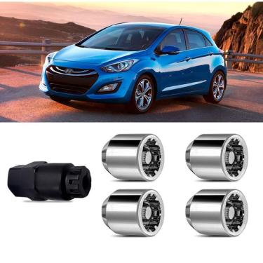 Imagem de Porca Antifurto Roubo Rodas Carros Hyundai