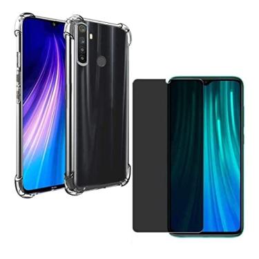 Imagem de Capa E Película De Vidro 3d Privacidade Para Redmi Note 8 - (Hard Glass Store)
