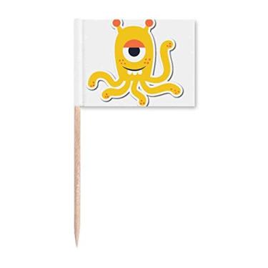 Imagem de Universo e alienígena amarelo monstro palito bandeira marcador topo decoração de festa