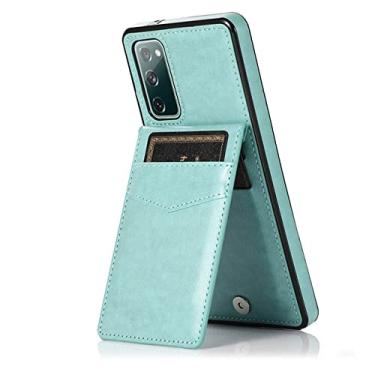 Imagem de Capa de telefone de couro carteira para Samsung Galaxy A52 A72 A51 A71 A73 A53 A33 A13 A70 A50 A42 A32 A22 A12 A21 A30 A20 Tampa de slot para cartão, verde, para Galaxy A72 4G 5G