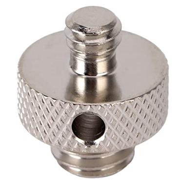 Imagem de Parafuso macho de dupla face, parafuso macho de 1/4 de polegada a 3/8 de polegada Força uniforme do tripé galvanizado durável