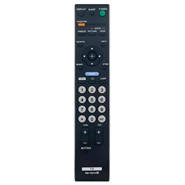 Imagem de Novo controle remoto RM-YD014 substituto para Sony TV KDL32XBR4 KDF37H1000 KDL40D3000 KDL40V3000 KDL40VL130 KDL40WL135 KDL46V3000 KDL46VL130 KDL-46WL135 KDL32XBR4 KDL-42V4100 KDL-46W4100 KDL-52W4100 KDL-52W4100 KDL-52W4100