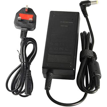 Imagem de Uenergy Adaptador de fonte de alimentação 12V 5A compatível com iluminação LED LCD, monitores LCD TFT, TVs, DVDTVs, TVs HD, equipamentos de roteador sem fio (5,5 x 2,5 mm)