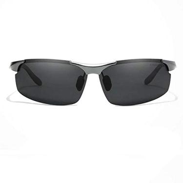 Imagem de Óculos de Sol Masculino Esportivo Kingseven Proteção Polarizados UV400 Anti-Reflexo N-9126 (C5)