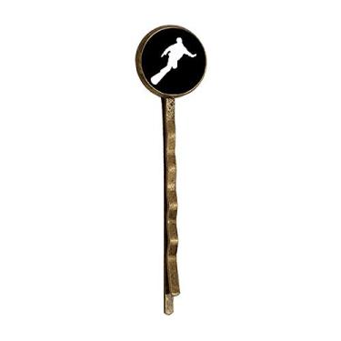 Imagem de Skateboarding Sport Black Outline Retro Metal Hair Bobby Pin Headwear