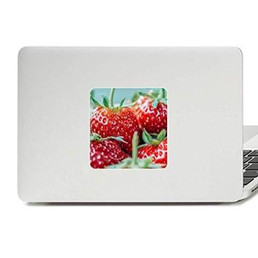 Imagem de Adesivo de vinil com imagem de morango fresca, decoração de policarbonato