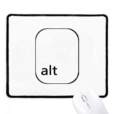 Imagem de Teclado com símbolo Alt Mousepad com borda costurada Tapete de borracha para jogos