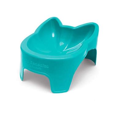 Imagem de Comedouro para Gatos postura correta - Orelhas de Gatinho 300ml Cor:Verde