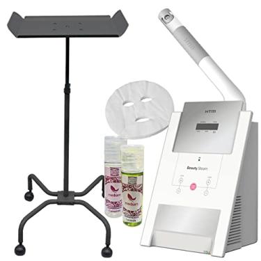 Imagem de Kit Beauty Steam Vapor de Ozônio + Suporte (Suporte Preto)