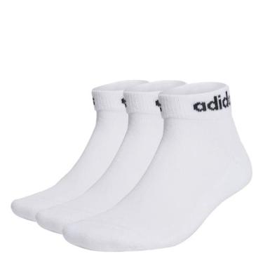 Imagem de Meias Linear Ankle Cushioned 3 Pares - Adidas