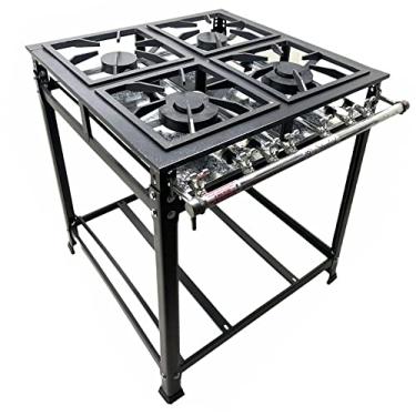 Imagem de Fogão Industrial 4 Bocas 2 Duplas Baixa Pressão Standard Mr Fogões 30x30 P5