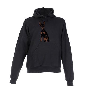 Imagem de Blusa De Frio Moletom Pinscher Cachorro Pet Infantil Juvenil-Unissex