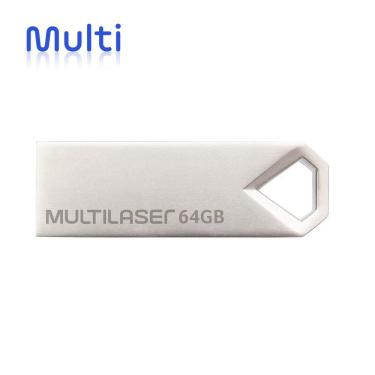 Imagem de Pen Drive Diamond Metalico 64GB USB 2,0 Metálico - PD852 - Multilaser