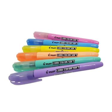 Imagem de Caneta Marca Texto Lumi Color Soft Pilot Cores Pastel