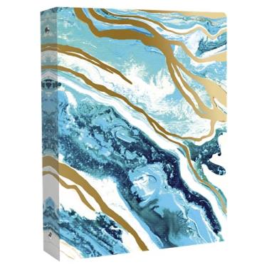 Imagem de bloom daily planners Fichário de 3 anéis de 2,54 cm para escola, escritório, casa - organizador de fichário decorativo de 2,5 cm para papel tamanho carta padrão (25,4 cm x 29,2 cm) - Geodo