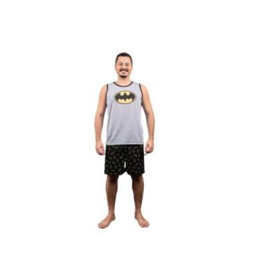 Imagem de Pijama Masculino Regata Estampa Batman Conforto - Bernanna