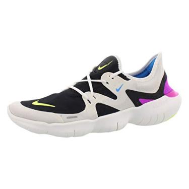 Imagem de Nike Free RN 5.0 Men's Running Shoe Summit White/Volt Glow-Black-Blue Hero 10.0