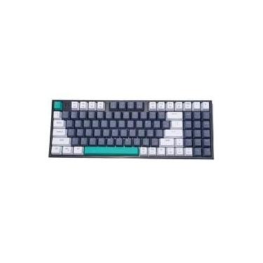 Imagem de Machenike-k500 teclado mecânicoo com fio, hot swappable,94 teclas, luz RGB, macc, Windowss M12