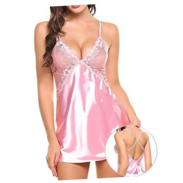 Imagem de COLLBATH roupa de dormir rendada lingerie de renda para mulheres casal camisola pijamas para homens roupas íntimas femininas roupa de baixo Diversão roupa íntima suspensórios Senhorita